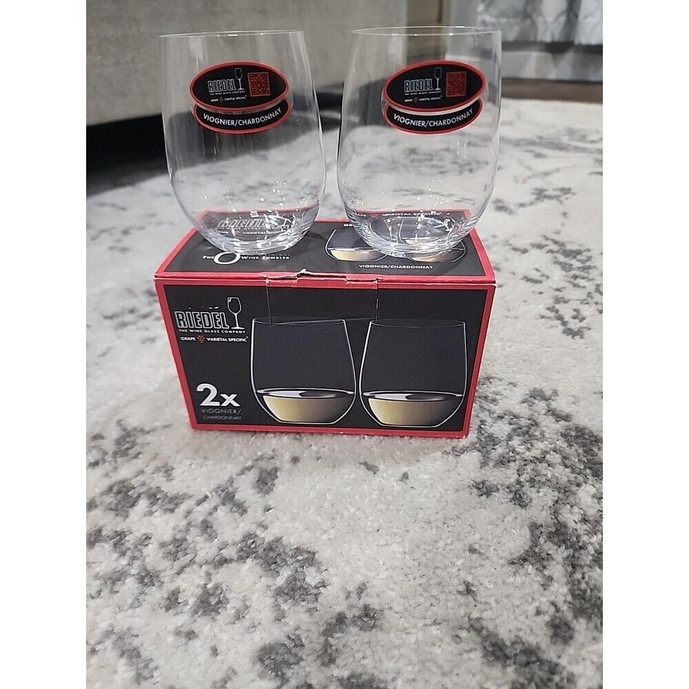 Riedel O Viognier Chardonnay Tumbler 0414/005 Crystal MINT Box Tape